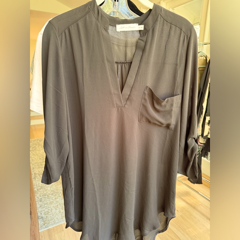 Black blouse by All in Favor